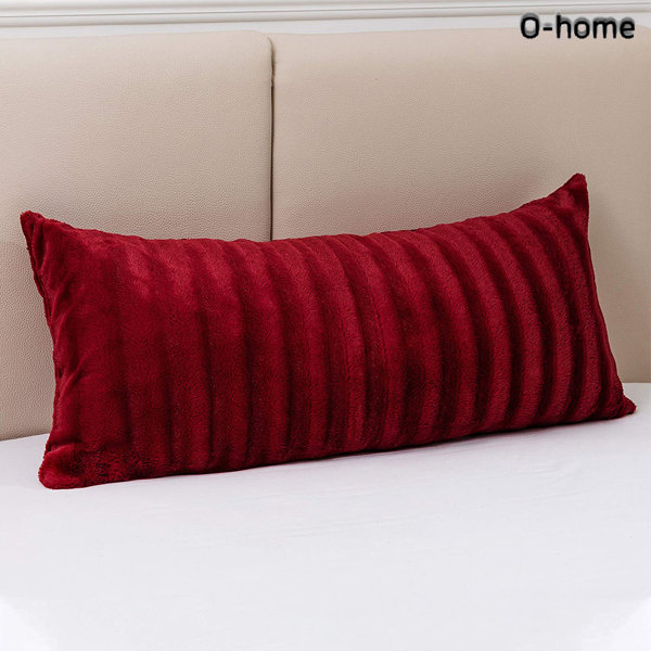 O home Striped Faux Fur Throw Pillow Wayfair